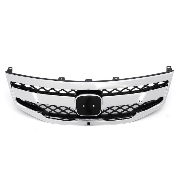 Chrome Front Bumper Grill Grille for Honda Accord 4DR SEDAN 2011-2012