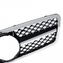 Chrome Silver Front Grille Grill AMG Style For Mercedes Benz C-Class W203 S203 C280 C320 C240 C200 2001-2007