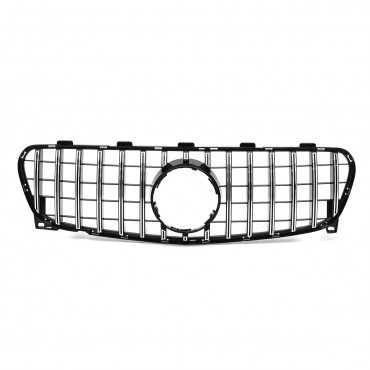 Chrome Silver GTR Style Front Upper Grill Grille For Benz GLA X156 GLA200 GLA250 GLA45 AMG 2017-2018