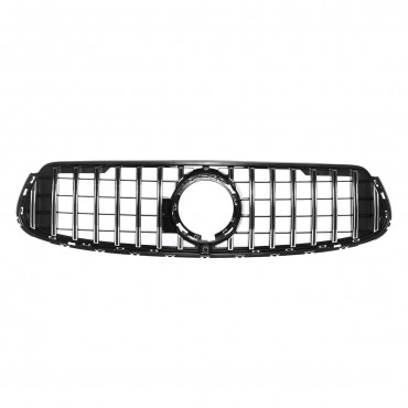 Chrome Silver GTR Style Front Upper Grille For Mercedes GLC Class W253 GLC300 GLC350 GLC43 2020