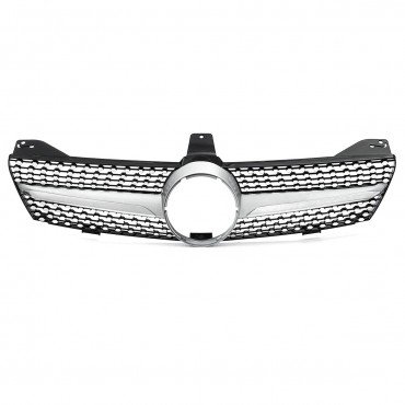 Diamond Front Grille Grill Chrome For Mercedes Benz W219 CLS500 CLS600 2005-2008