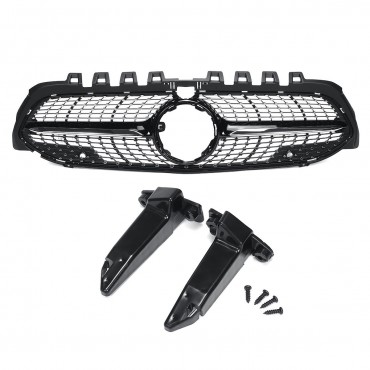 Diamond Front Grille Grill With Camera for Benz W177 A250 A200 A35 AMG 2019+