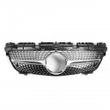 Diamond Style Front Upper Grill Lower Mesh Grille For Benz R172 SLK200 SLK300