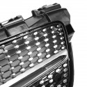 Diamond Style Front Upper Grill Lower Mesh Grille For Benz R172 SLK200 SLK300