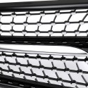 For Mercedes Benz C-Class W204 2008-2014 Front Grille Glossy Black Diamond Style