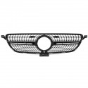 For Mercedes Benz GLE Coupe W292 Silver Front Diamond Grill Grille 2015-2018 Chrome