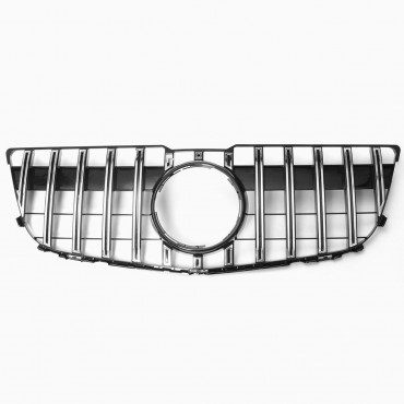 For Mercedes Benz GLK X204 GLK250 GLK300 GLK350 GT R Style Front Grill Grille Silver