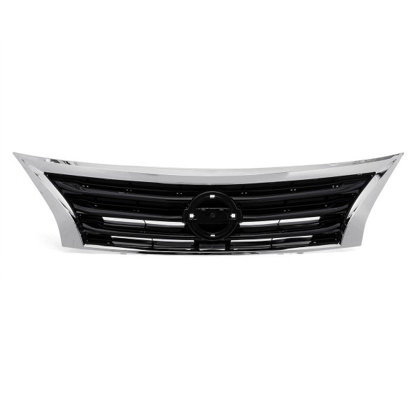 For Nissan Altima 2013 2014 2015 Chrome Front Hood Bumper Upper Grille Grill