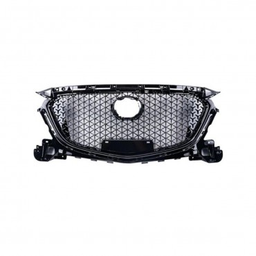 Front Bumper Grille Upper Grill Cover Protector ABS Plastic Car Styling For Mazda 3 Axela 2017 2018