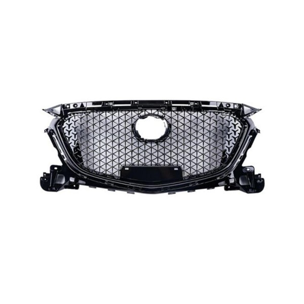 Front Bumper Grille Upper Grill Cover Protector ABS Plastic Car Styling For Mazda 3 Axela 2017 2018