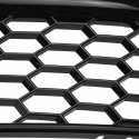 Front Fog Light Lamp Grille Grill Cover Honeycomb Chrome Silver For Audi A3 8P 2009-2013