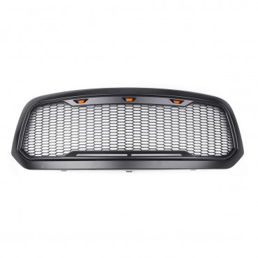 Front Grille ABS Honeycomb Bumper Grill With LED For Dodge Ram 1500 2013-2018