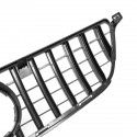 Front Grille GT R GTR Grill Silver Vent For Mercedes Benz ML W166 2012-2014