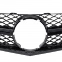 Front Grille Gloss Black / Sliver For Mercedes Benz C-Class C63 AMG W204 Sedan 2008-2011