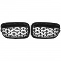 Front Kidney Diamond Style Grille Grill For BMW 1 Series F20 F21 2010-2014