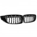 Front Kidney Grill Grille Diamond Black&Chrome For BMW M4 F32 F33 F82 F83