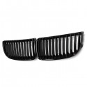 Front Kidney Grille Grill Gloss Black For BMW E90 3-Series Sedan 2005-2008