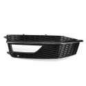 Front Left Side Lower Bumper Fog Light Grille Cover For Audi A4 B8 S4 S-line