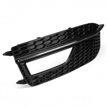 Front Left Side Lower Bumper Fog Light Grille Cover For Audi A4 B8 S4 S-line