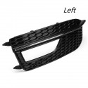 Front Left Side Lower Bumper Fog Light Grille Cover For Audi A4 B8 S4 S-line