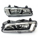 Front Left/Right Grill Fog Light Grille Lamps For VW Polo MK8 6R 09-11