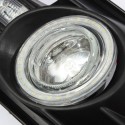 Front Lower Bumper Fog Light Grille With LED DRL For 00-05 VW Passat