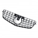 GT R Silver Front Grille Grill For Mercedes Benz W212 E Class E350 E550 2010-13