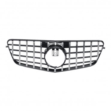 GT R Silver Front Grille Grill For Mercedes Benz W212 E Class E350 E550 2010-13