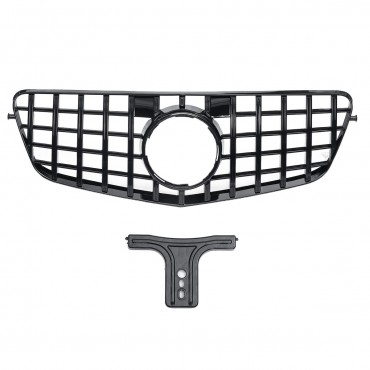GT Style Front Hood Grille Grill For Mercedes-Benz E-Class 10-13 W212 E300 E350