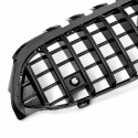 GTR Style Glossy Black Front Grille Grill with Camera For Mercedes A-Class W177 A250 A200 A45 AMG 2019