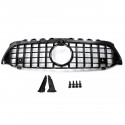 GTR Style Glossy Black Front Grille Grill with Camera For Mercedes A-Class W177 A250 A200 A45 AMG 2019