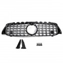 GTR Style Silver Front Grille Grill with Camera For Mercedes Benz A-Class W177 A250 A200 A45 AMG 2019 High-Equipped Model