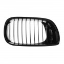 Gloss Black Kidney Front Grille For BMW E46 3Series 4-DOOR 4D 02-05 LCI Facelift