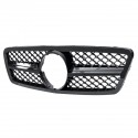 Glossy Black Front Grille Grill AMG Style For Mercedes Benz C-Class W203 S203 C280 C320 C240 C200 2001-2007