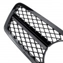 Glossy Black Front Grille Grill AMG Style For Mercedes Benz C-Class W203 S203 C280 C320 C240 C200 2001-2007