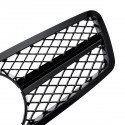 Glossy Black Front Grille Grill AMG Style For Mercedes Benz C-Class W203 S203 C280 C320 C240 C200 2001-2007