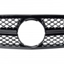 Glossy Black Front Grille Grill AMG Style For Mercedes Benz C-Class W203 S203 C280 C320 C240 C200 2001-2007