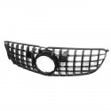 Glossy Black GTR Style Front Grill Grille For Mercedes-Benz GLS-Class X166 GLS450 2016-2019