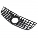 Glossy Black GTR Style Front Grill Grille For Mercedes-Benz GLS-Class X166 GLS450 2016-2019