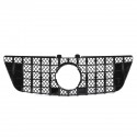 Glossy Black GTR Style Front Grill Grille For Mercedes ML Class W164 ML320 ML350 ML550 2009-2011