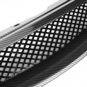 EK T-R Style Front Hood Mesh Grill Grille Carbon Fiber Look For Honda Civic 1999-2000