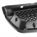 EK T-R Style Front Hood Mesh Grill Grille Carbon Fiber Look For Honda Civic 1999-2000