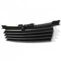 Matte Black Front Hood Grille Badgeless Grill For VW Jetta Bora MK4 1999-2004