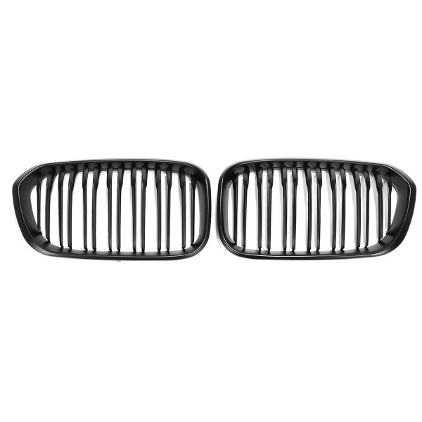 Matte Black Front Kidney Grill Grille For BMW F20 F21 1 Series 15-17