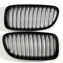 Pair ABS Gloss Black Baking Varnish Front Car Grille For BMW E90 09-12