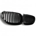 Pair Black Front Sport Wide Kidney Grille Grill for BMW E60 E61 5Series M5 03-10