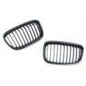 Pair Carbon Fiber ABS Front Kidney Grille For BMW F20 F21 2011-2014