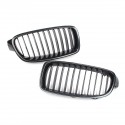Pair Carbon Fiber ABS Front Kidney Grille For BMW F30 F31 F35 2012-up