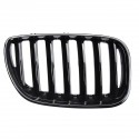 Pair Gloss Black Front Kidney Grill Grille Right Left For BMW X5 E53 2004-2006