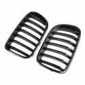 Pair Gloss Black Front Kidney Grille For BMW X3 F25 2010-2013